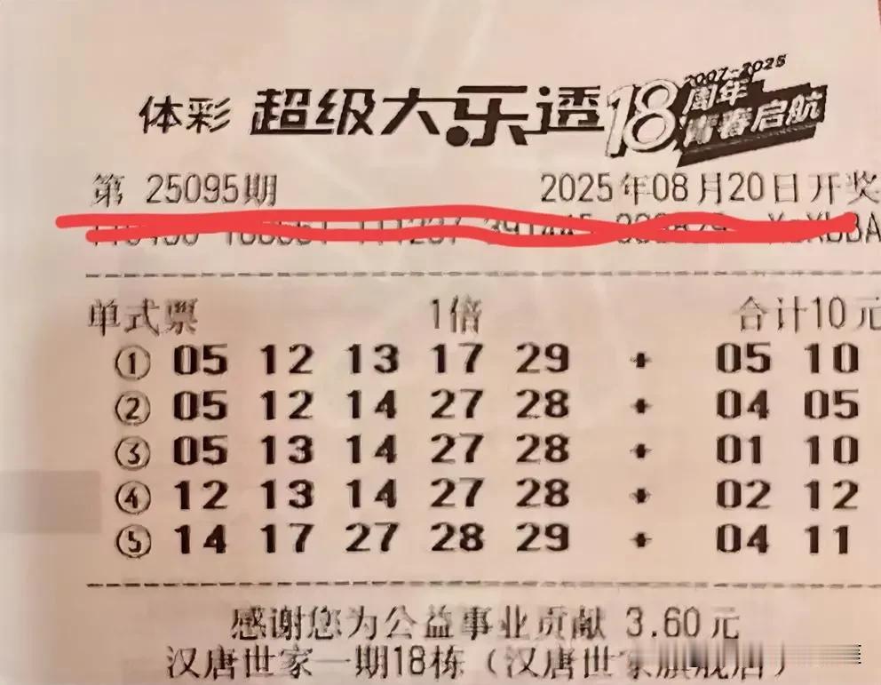大乐透揭晓，太惨了，2580居然被绝杀，47尾发疯，喜中3+1今晚开出071