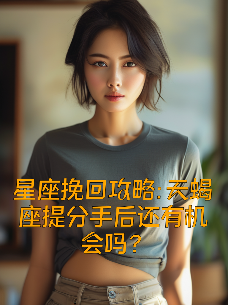 星座挽回攻略：天蝎座提分手后还有机会吗？
