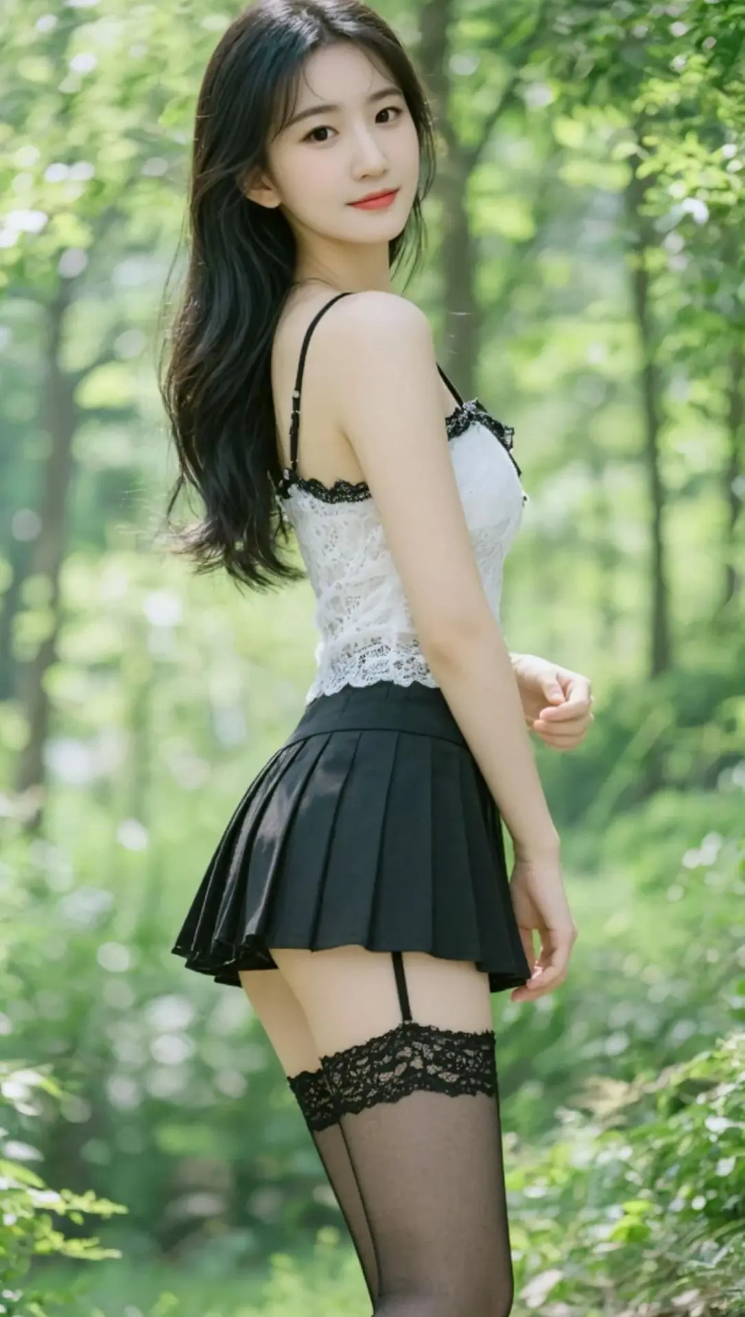 AI森系少女写真 ai创作