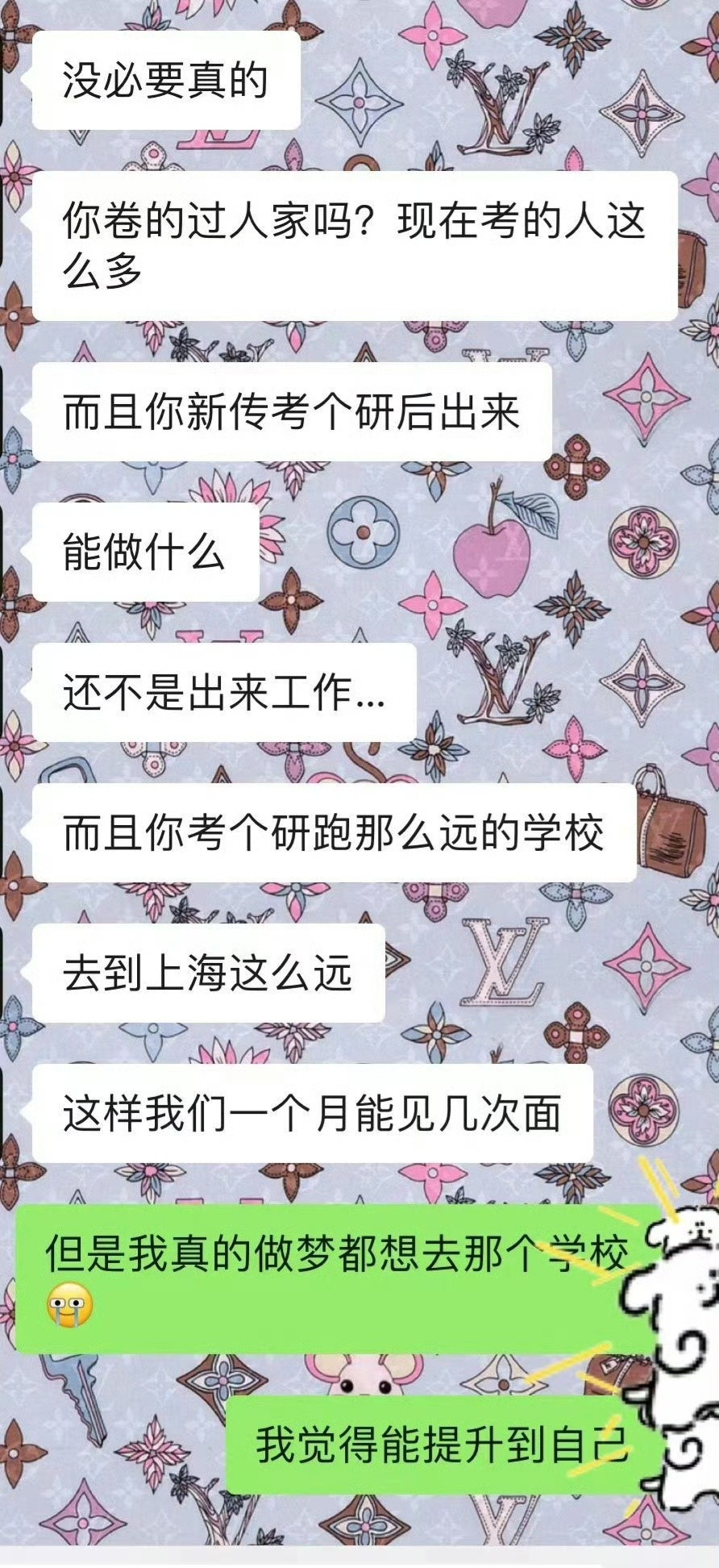 我应不应该为了男朋友放弃考研...​​​