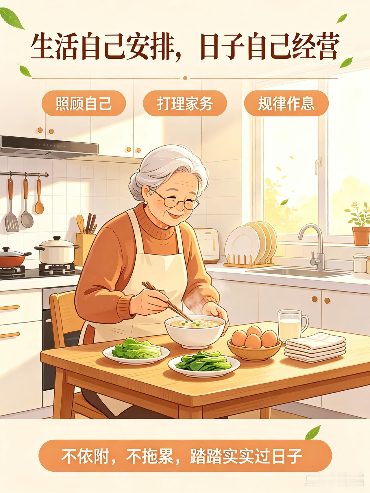 老了，学会与自己相伴，亦是人间强者有人问我晚年生活是何模样，我坦然答道：老了，