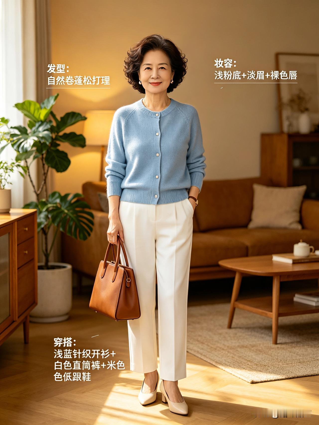 50+退休女性，坚持4个穿搭小习惯，比同龄人更显精神很多姐妹退休后喜欢穿宽