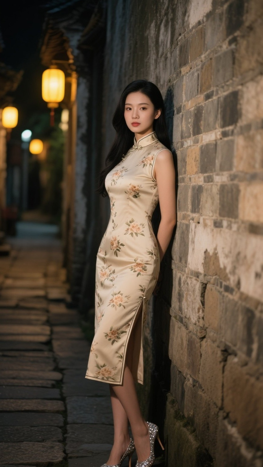 娇俏佳人旗袍秀玲珑曲线