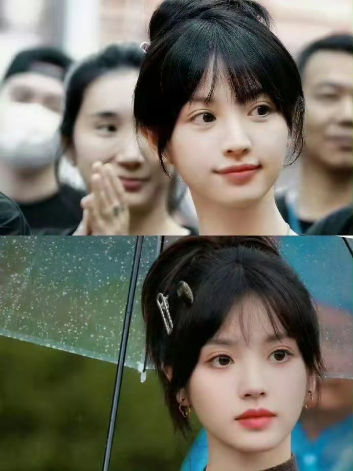 田曦薇这素颜和化妆有啥区别吗太美了吧都不需要化妆师发挥