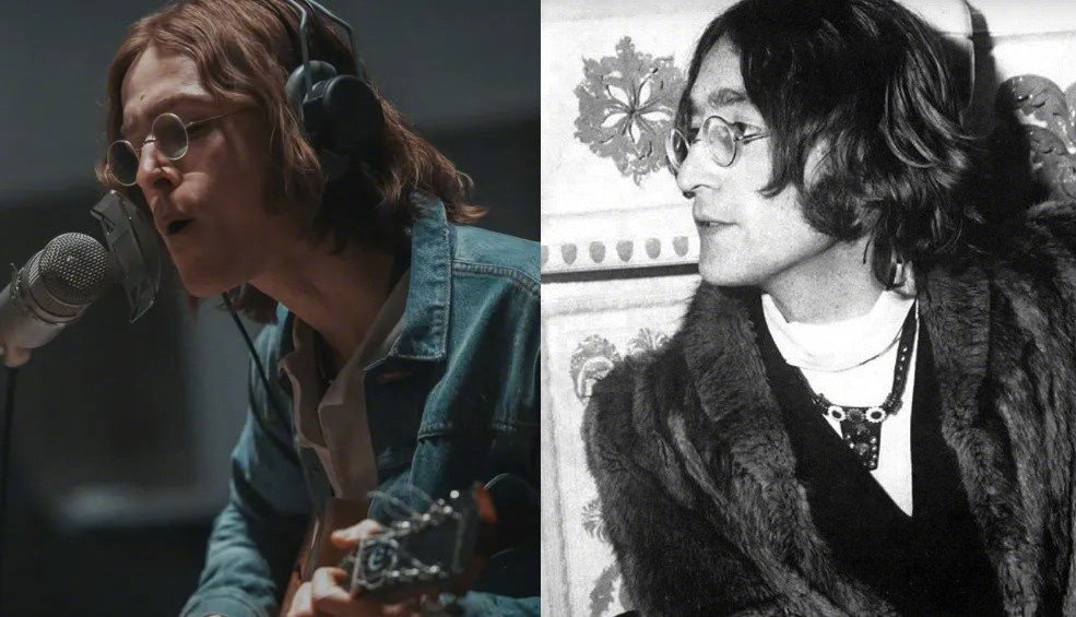 萨姆·门德斯执导的披头士乐队系列传记片四位主演的造型正式曝光，这次怎么样？哈里斯