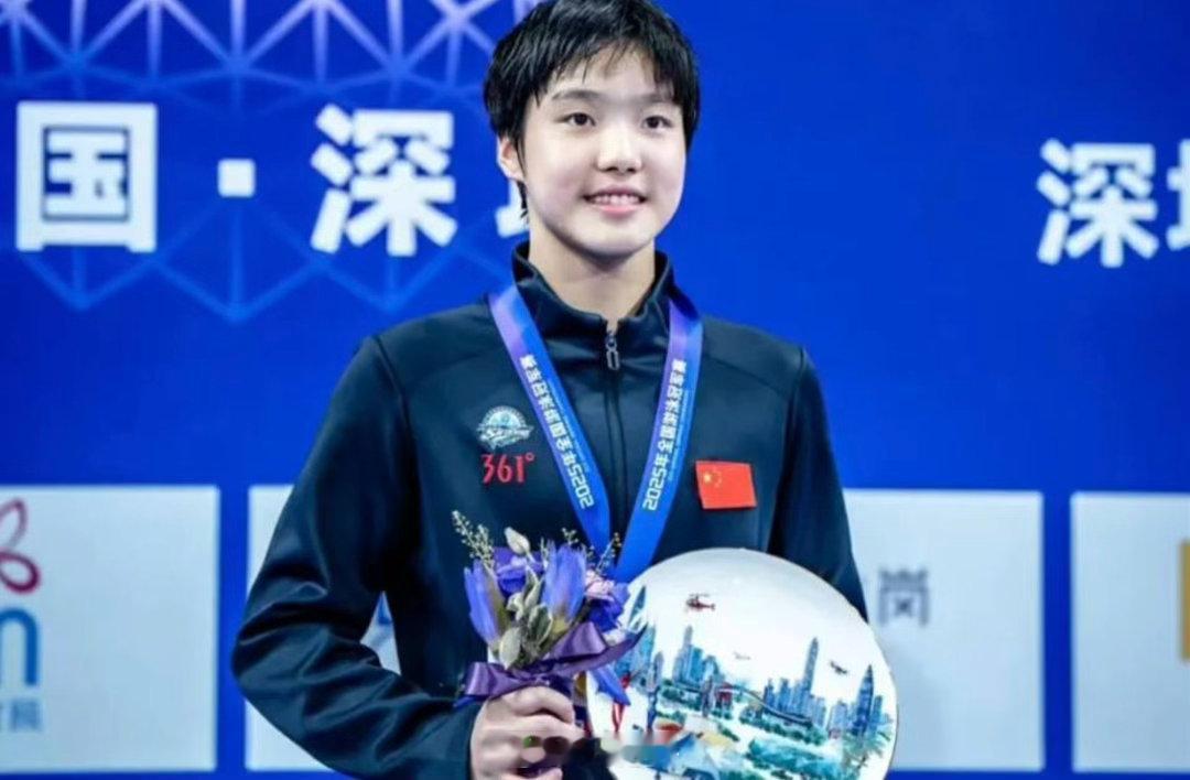 13岁的于子迪，不仅拿到亚运MVP，还带走25000美元奖金！3块金牌+1项亚洲