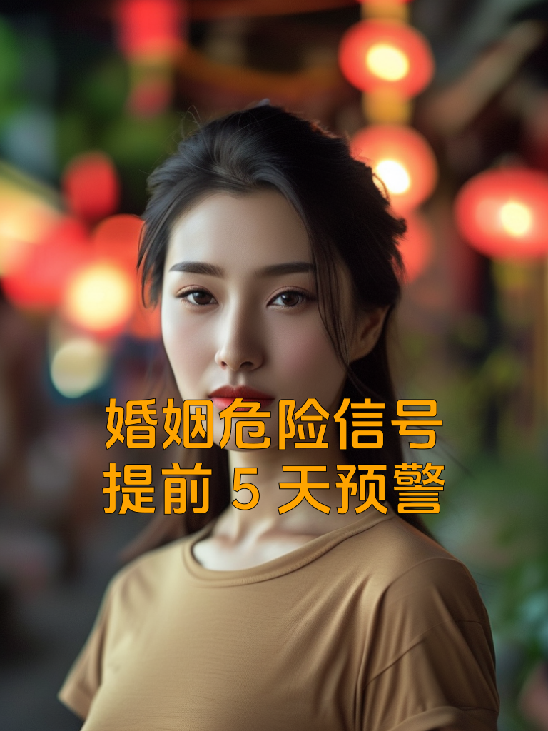 婚姻危险信号，提前5天预警