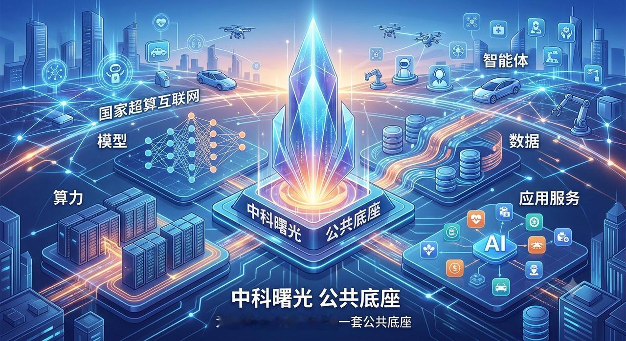 中科曙光通过国家超算互联网提供算力、模型、数据和应用服务，背后的意义是为国内智能