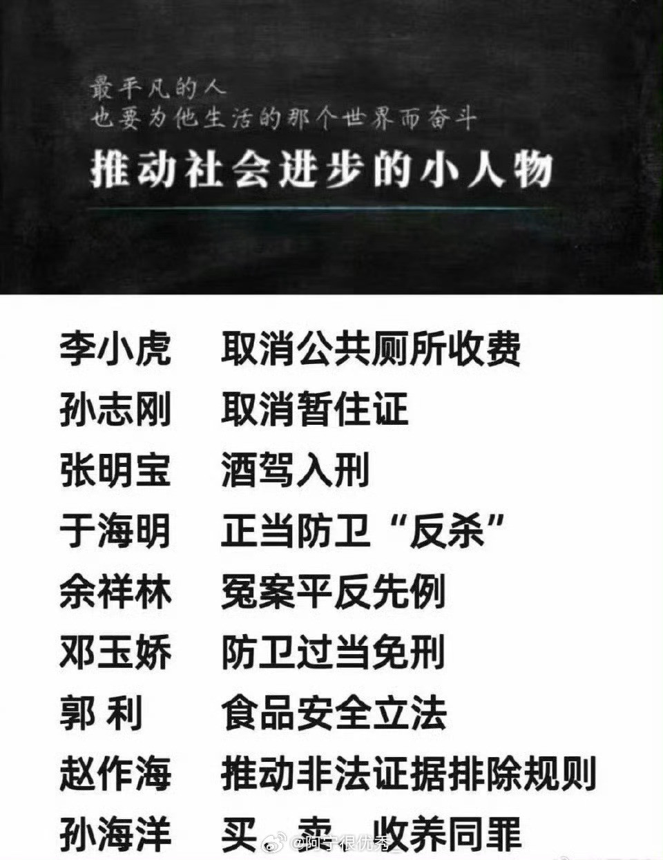 曾推动中国社会进步的小人物