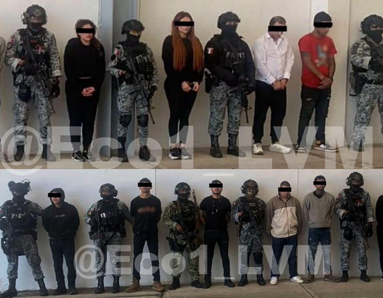 米却肯州——记忆之路。九名哈利斯科新一代武装组织（CJNG）成员被拘留，其中包括