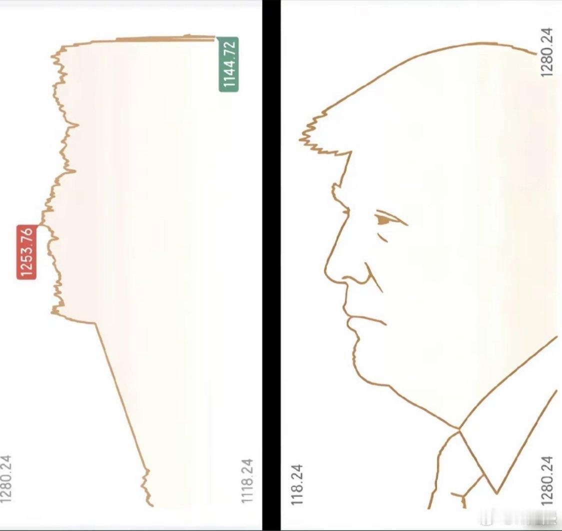 全球抛售美国不愧是自己画K线的老黄毛