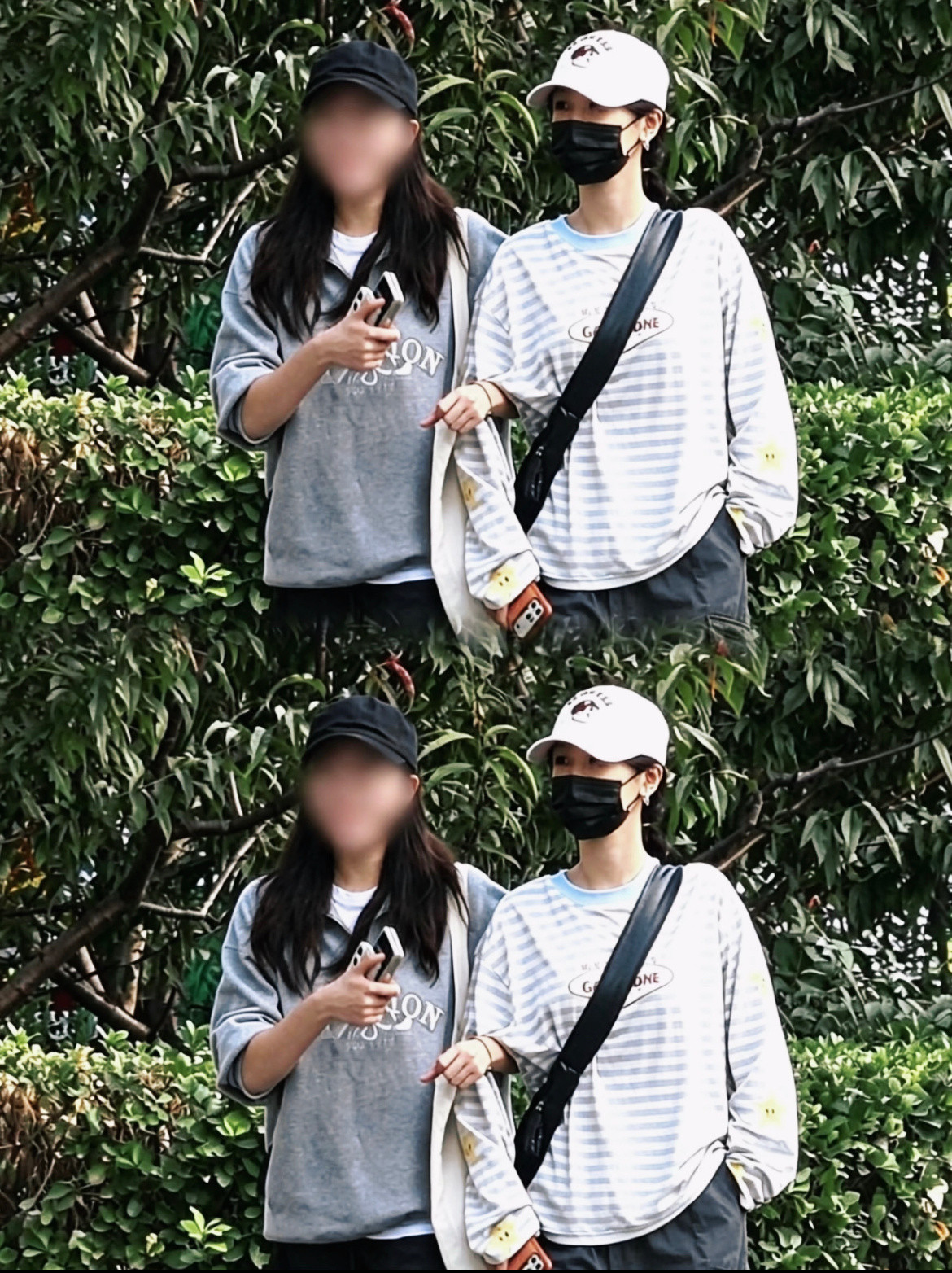 杨紫奥宝你跟朋友聚会又又又被偷拍到了你自己留点心哦哈哈哈不过你私下穿搭真的又