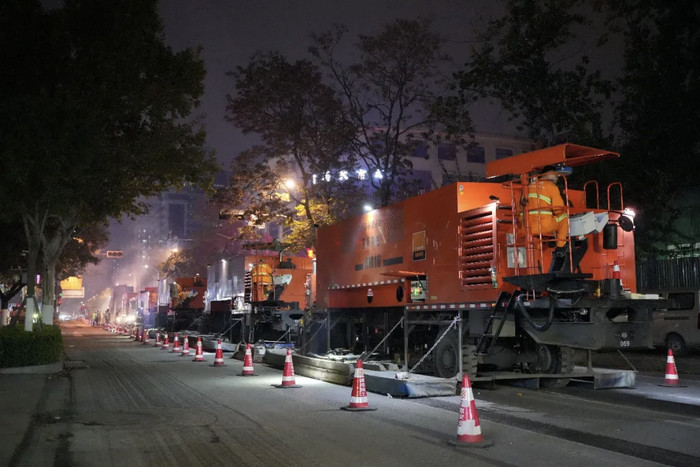 济南山大路道路整修工程完工, 市民出行环境更便捷