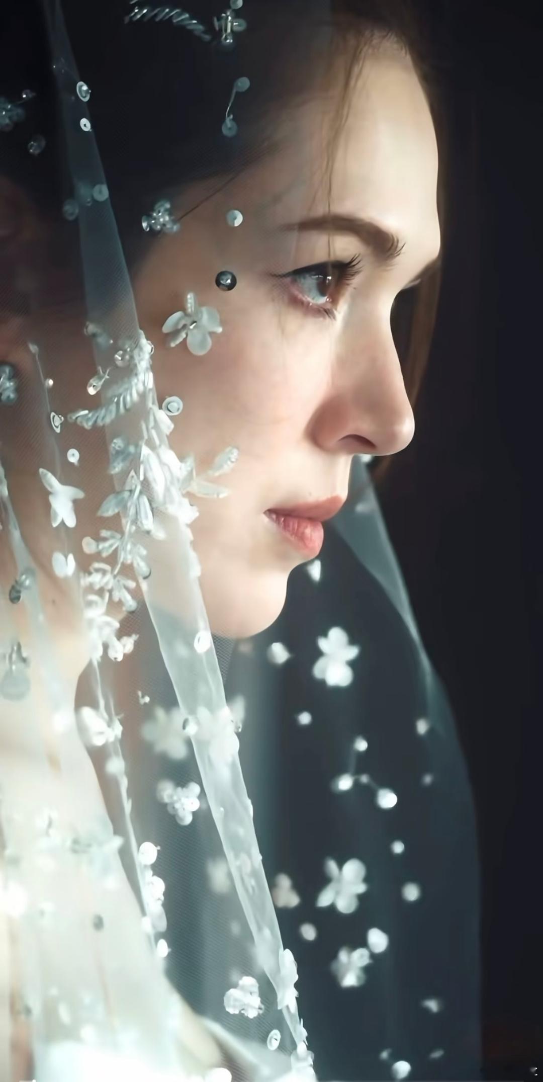 许玮甯试婚纱片段这个侧脸简直完美！！恭喜姐姐找到幸福