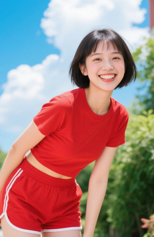 活力红色系穿搭，快乐不打烊！