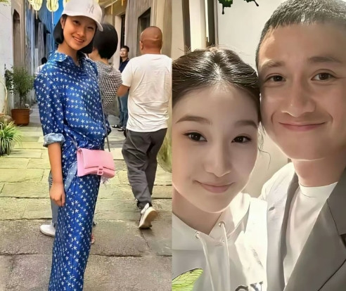 文章和马伊琍的女儿文君竹，都长这么大了。看模样，爹妈那点好基因全遗传了，瞅着就精