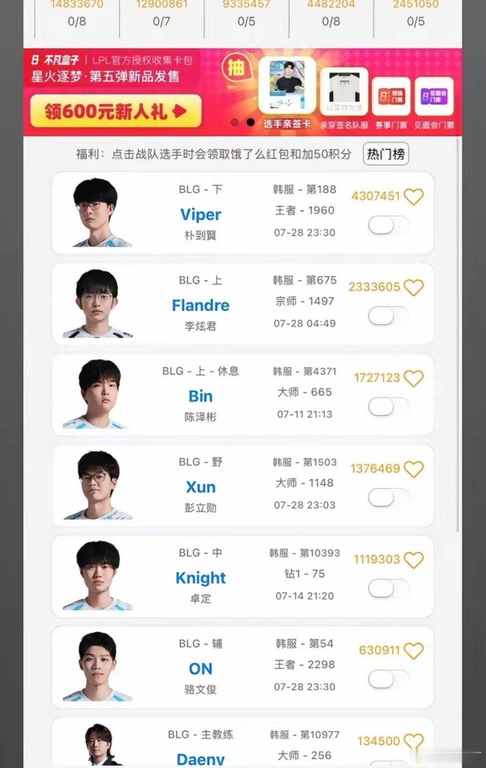 Bin圣枪哥圣枪哥去找Viper了，凌晨两点半开始聊的，不出意外应该锁定了！给
