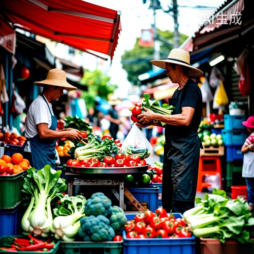 我买了俩西红柿，13块。真的，就俩，不大不小那种。我当时就懵了，下意识问老板