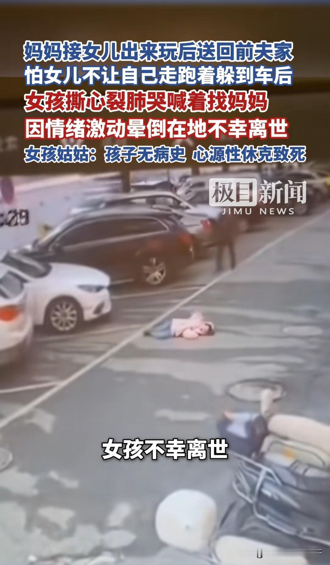 这妈妈估计要后悔一辈子！湖南一女子去前夫家里看女儿，由于孩子太久没见到妈妈，就哭