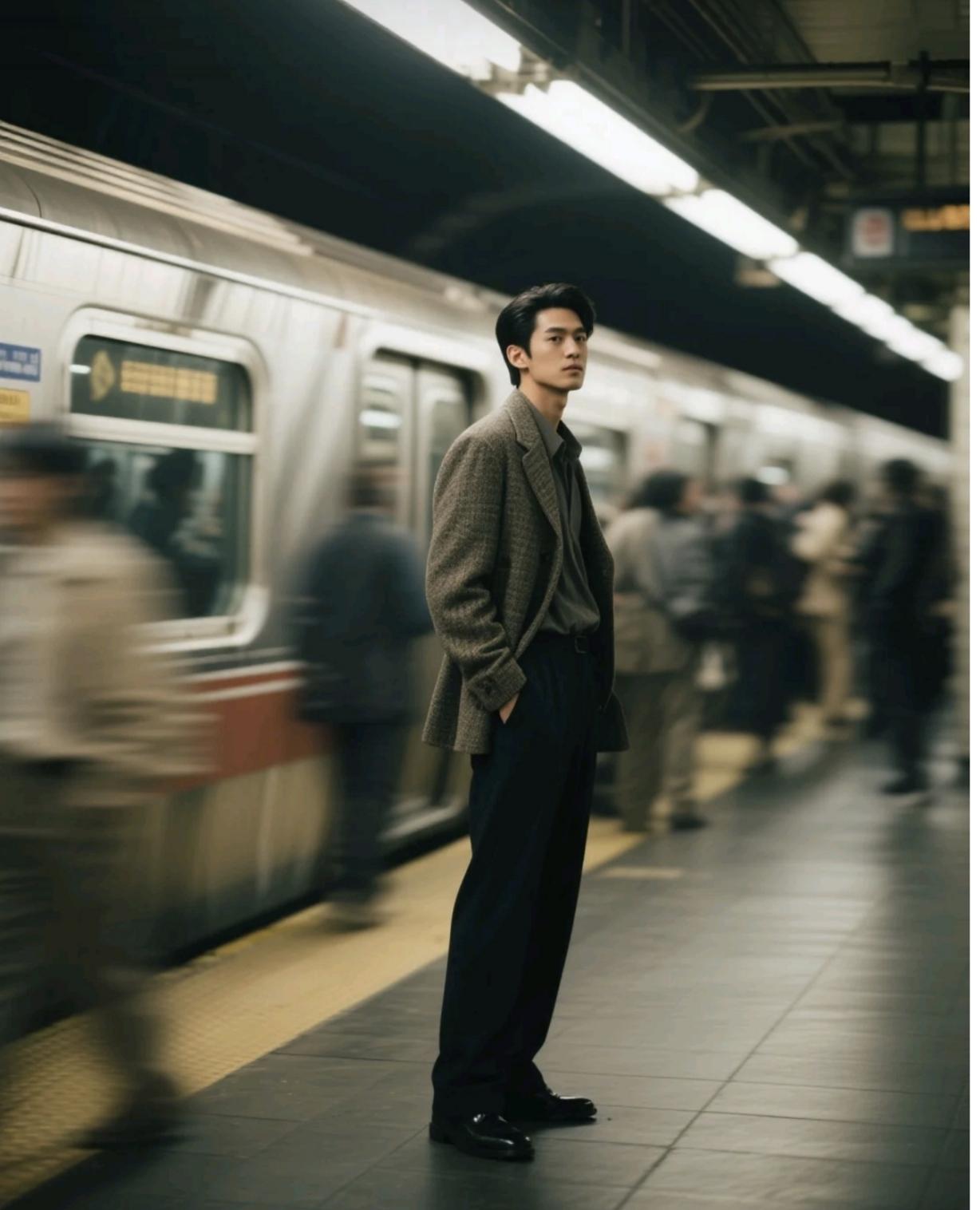 1月7日，武汉地铁二号线发生了件让人吓一跳的场面：车厢正开着的时候，突然有个男