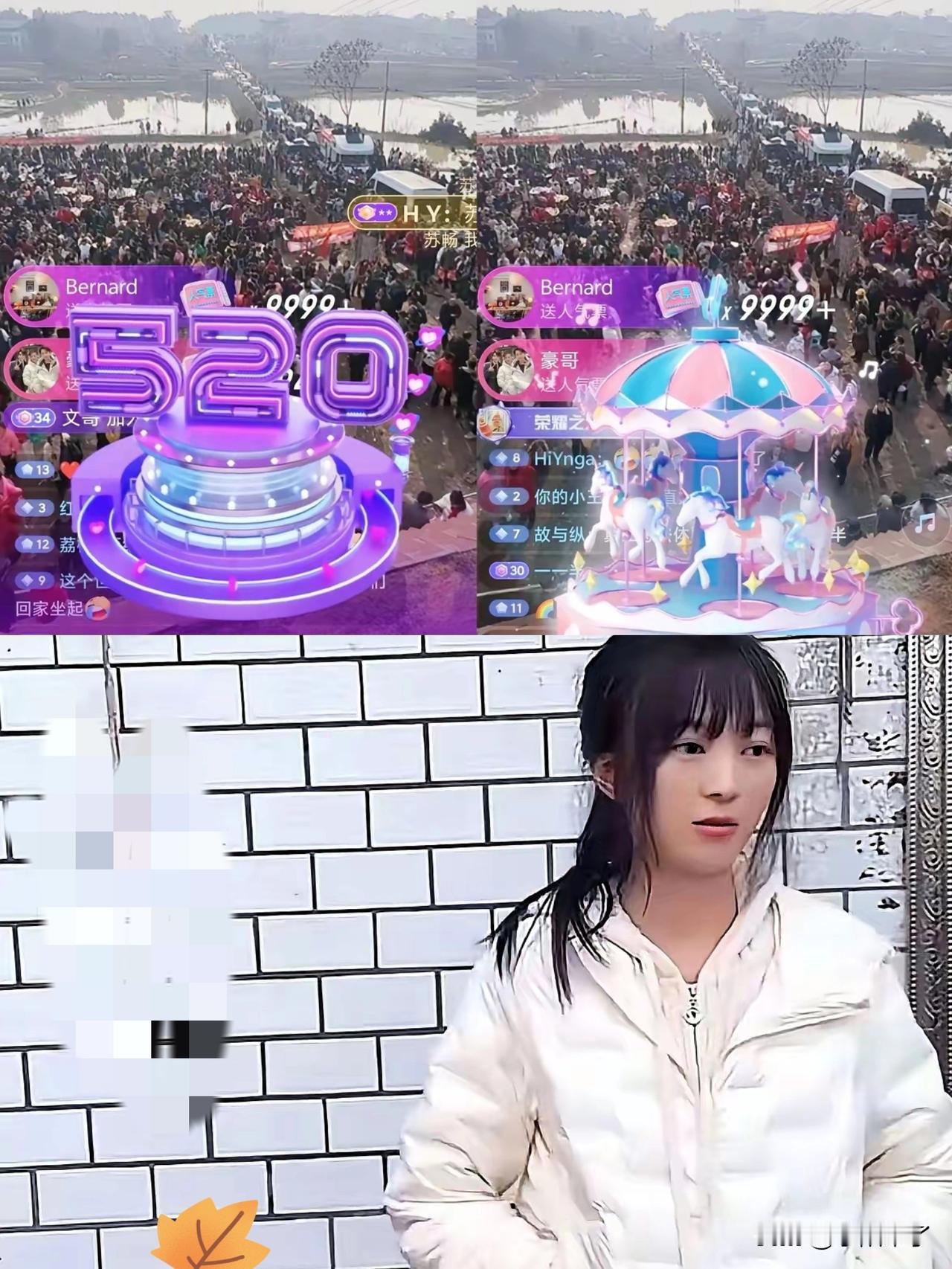 这才叫真正的泼天富贵吧！呆呆一夜之间直接跃升千万富翁！呆呆狂揽9700万音浪