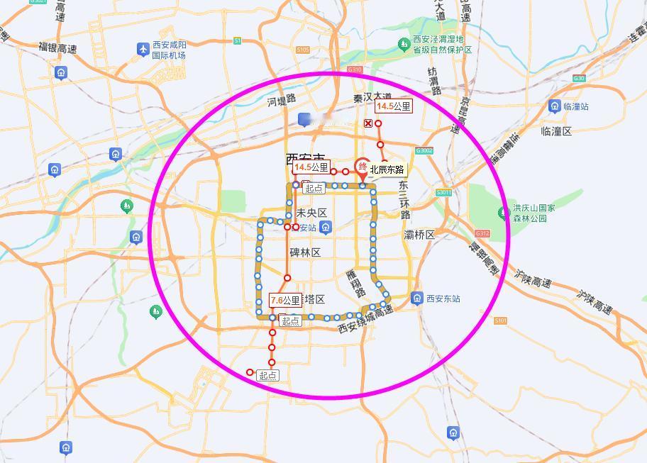 西安地铁7号线近日有新消息，当年遗憾错过地铁三期建设，那么地铁四期规划会有7号线