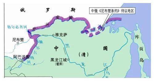 海参崴是中国的吗中俄尼布楚条约划定中俄东段边界沿额尔古纳河、格尔毕齐河、外兴安岭