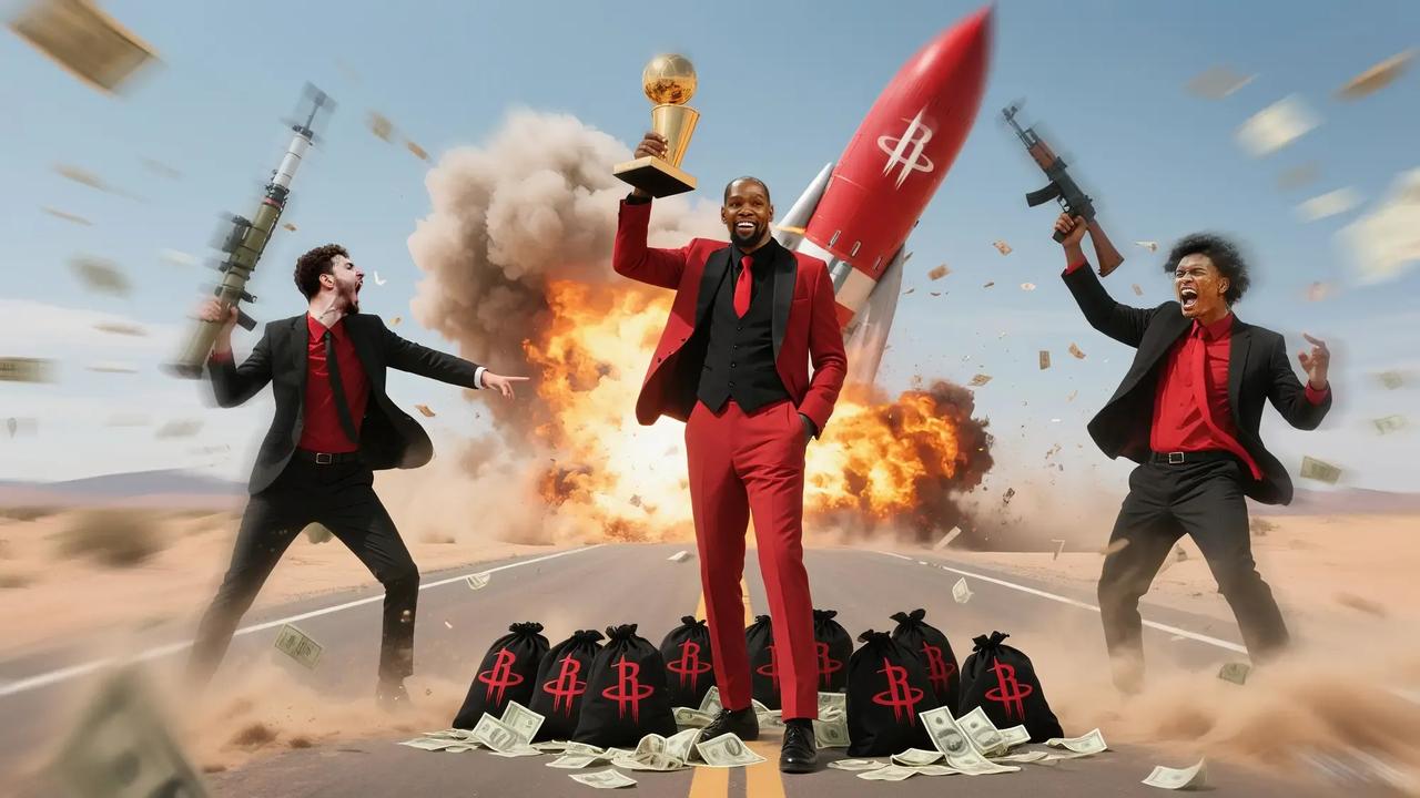 我火箭没空间了呀！比尔绝对是再一次升级！火箭现在打高个子🏀，但也不耽误签