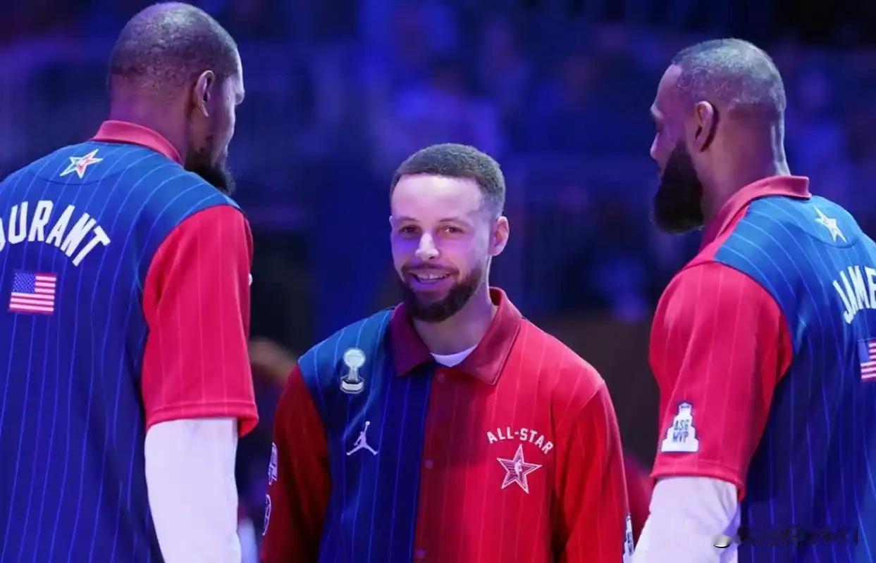 NBA全明星第二轮得票结果公布，这5位老牌超巨分别是:1、库里，37岁高龄传