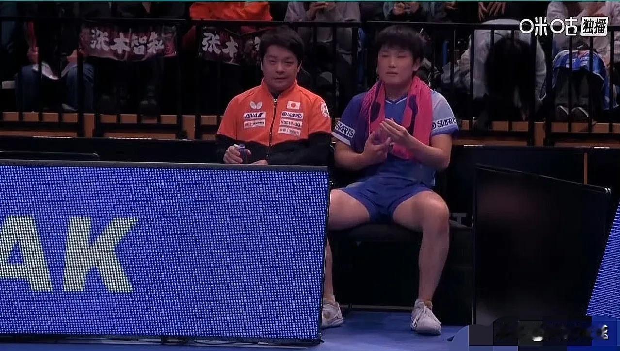 丢冠瞬间张本智和呆立原地！三个动作暴露真实性格，赛后一幕让人唏嘘