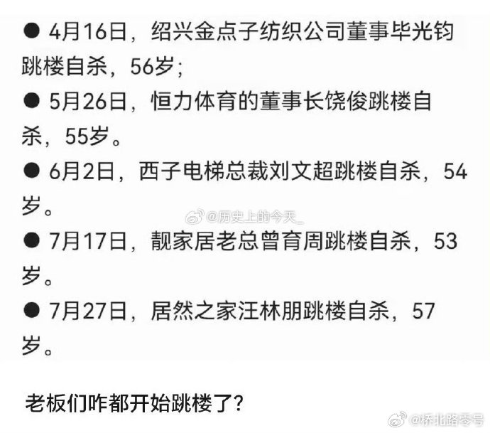 五连跳，现在的老板们咋的了？热点观点​​​