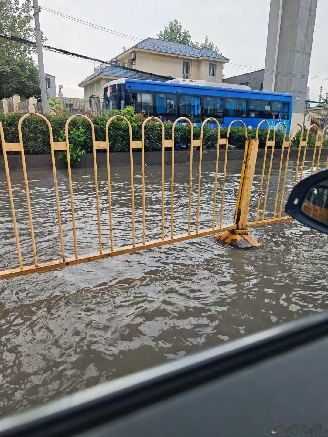今天早上开车跟开船一样👋武汉暴雨​​​