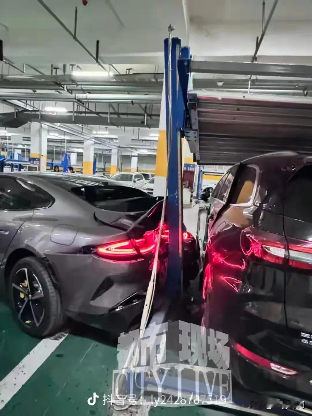 车主称小米汽车自动泊车失控连续撞击两车才停下来，目前小米汽车官方没有回应。事发1