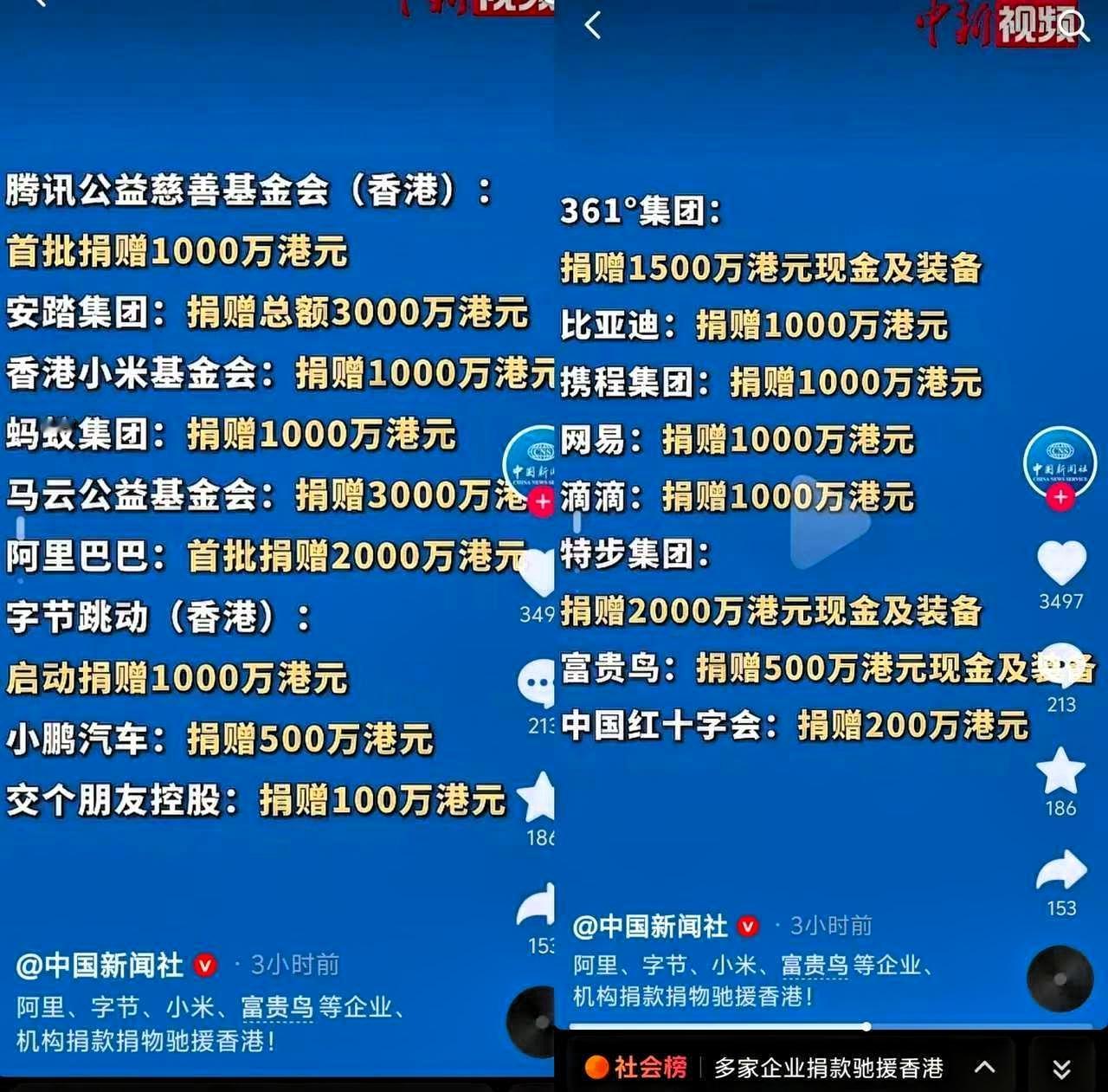 这次香港火灾，马云捐款我理解，霍震霆捐款我也理解可真正让我反复翻看新闻、