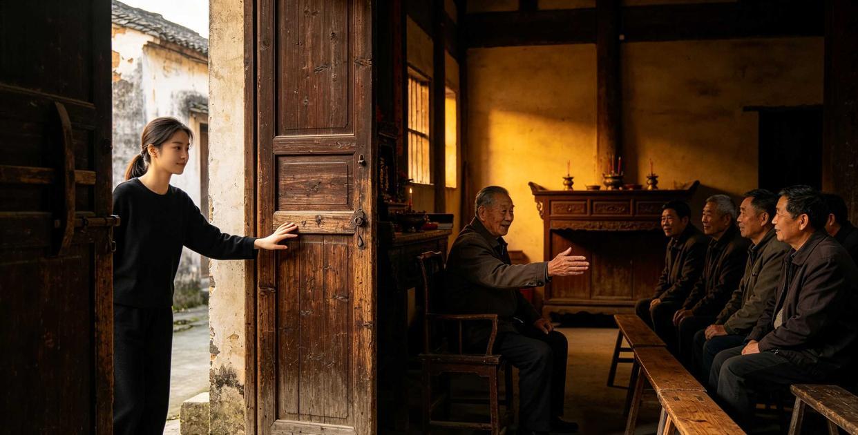 我老公的三叔，没有儿子，只有三个女儿，办完三叔的后事，村里有人出5万元买三叔的老