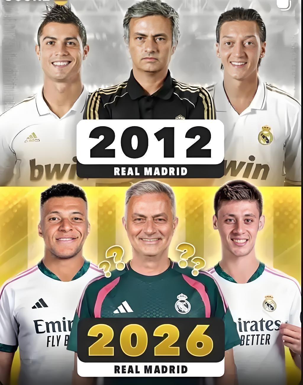 穆里尼奥天生就是开航母的！欣闻穆里尼奥极有可能再次执教皇马，甚为其