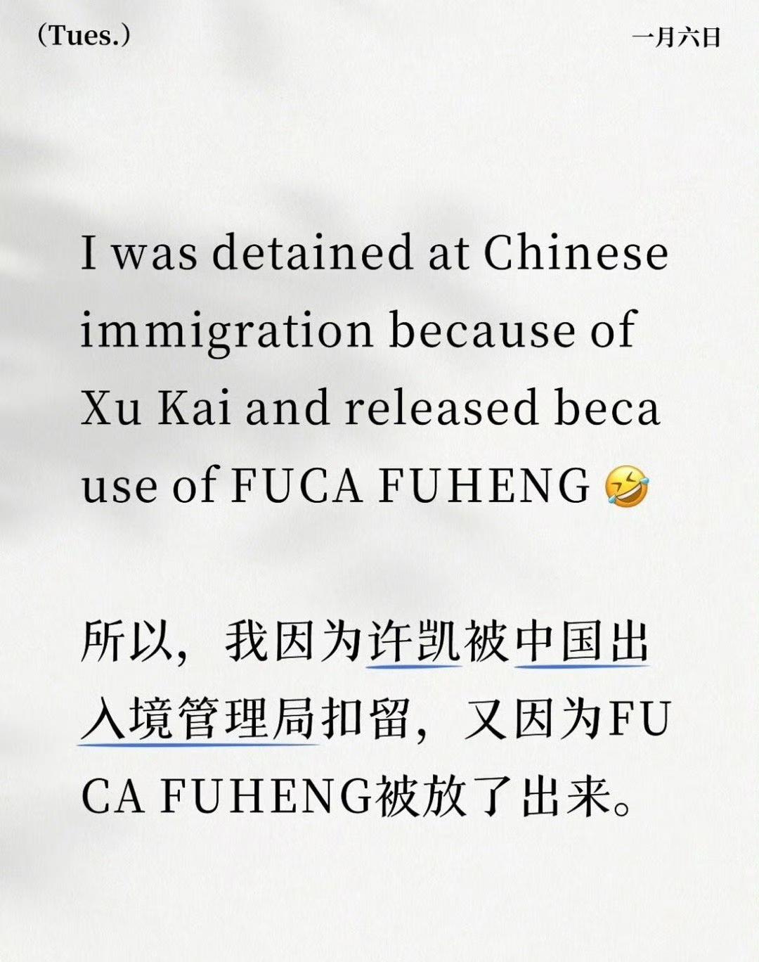 🍠精准推送，一个追星印尼人入境中国被盘问又被放出来的小故事。[笑着哭]​​​