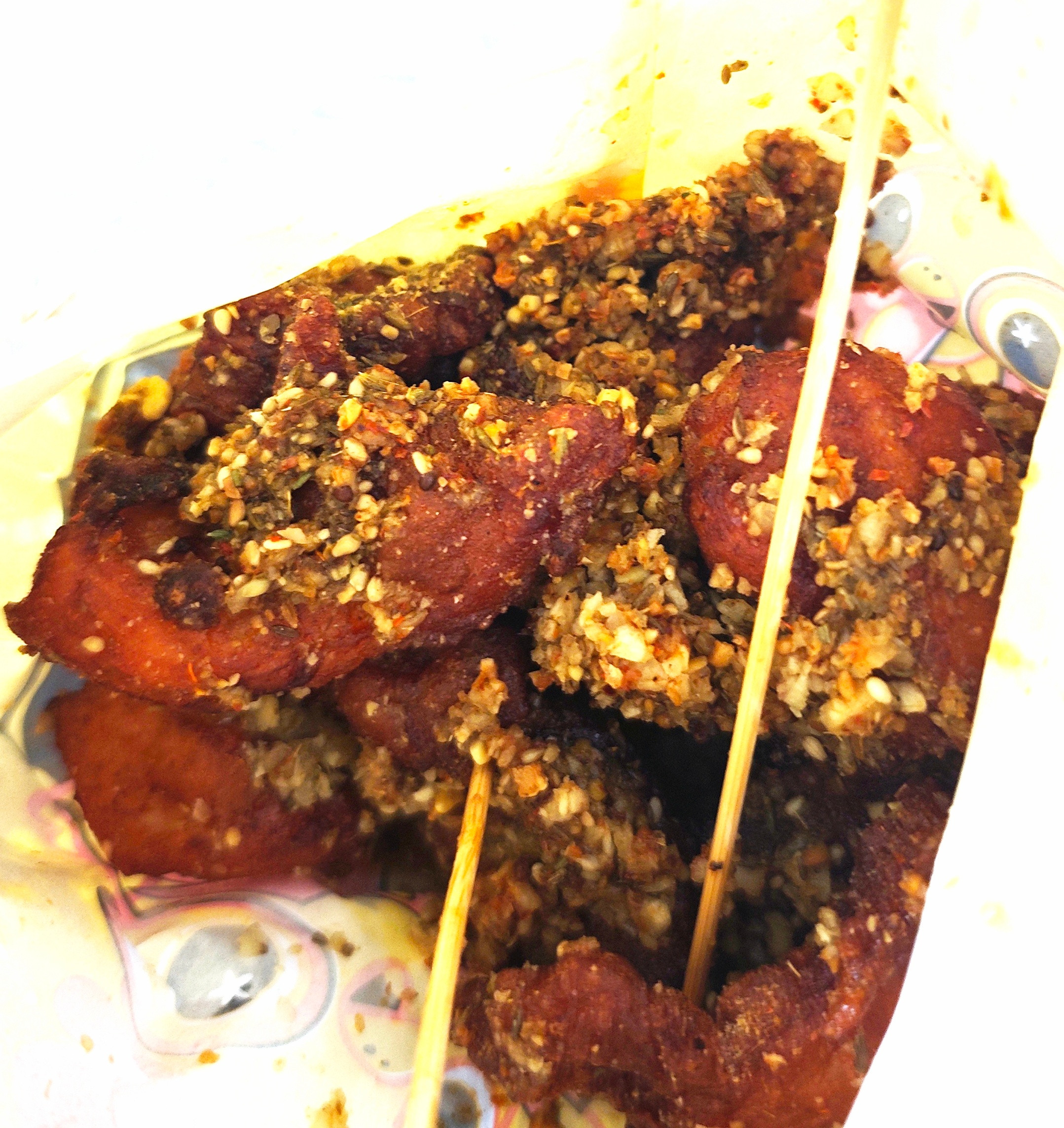 吃炸鸡