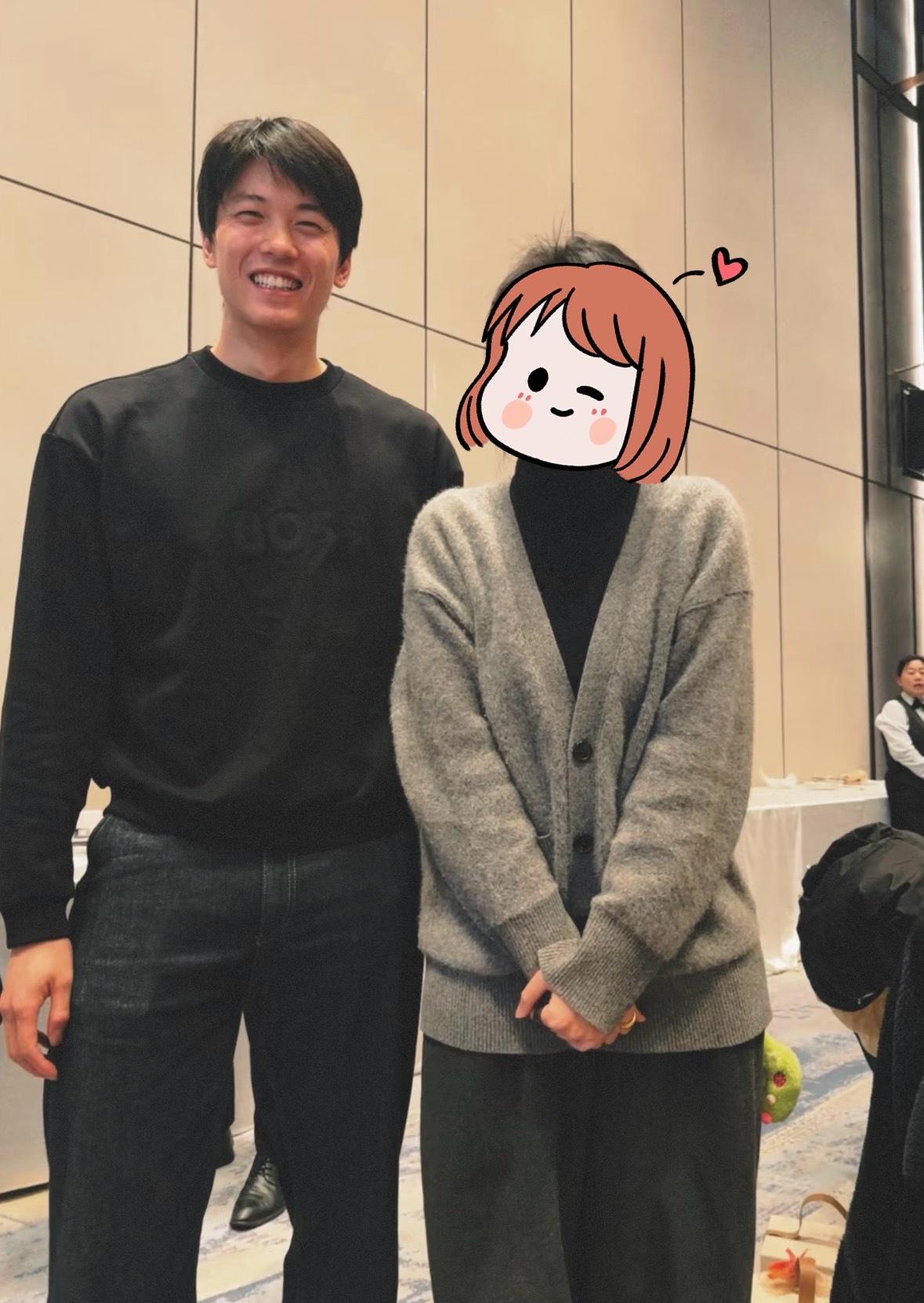 婚礼新合照，顺便顺顺跟异宠的小故事一则cr🍠葱花和铲屎官汪顺甬敢小兔