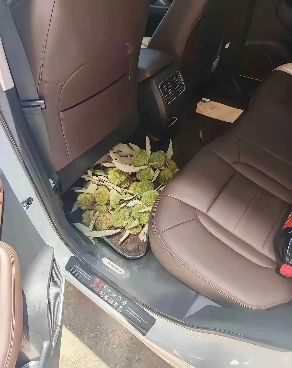 这个网约师机把这个东西放这也不拿走，不知道是什么东西？