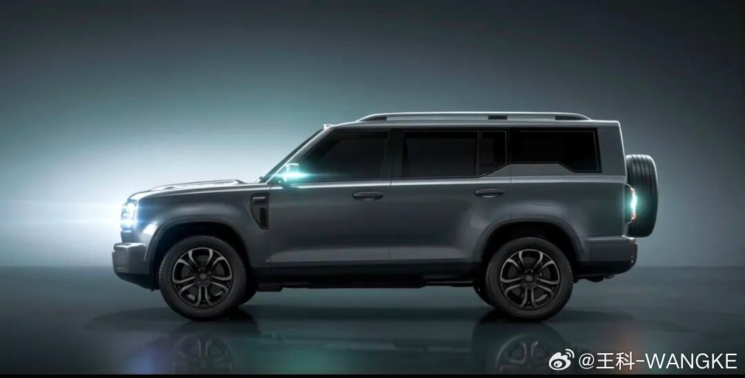 长城哈弗新旗舰SUV！从图来看，新车采用方盒子造型，可见其定位将是硬派越野。前