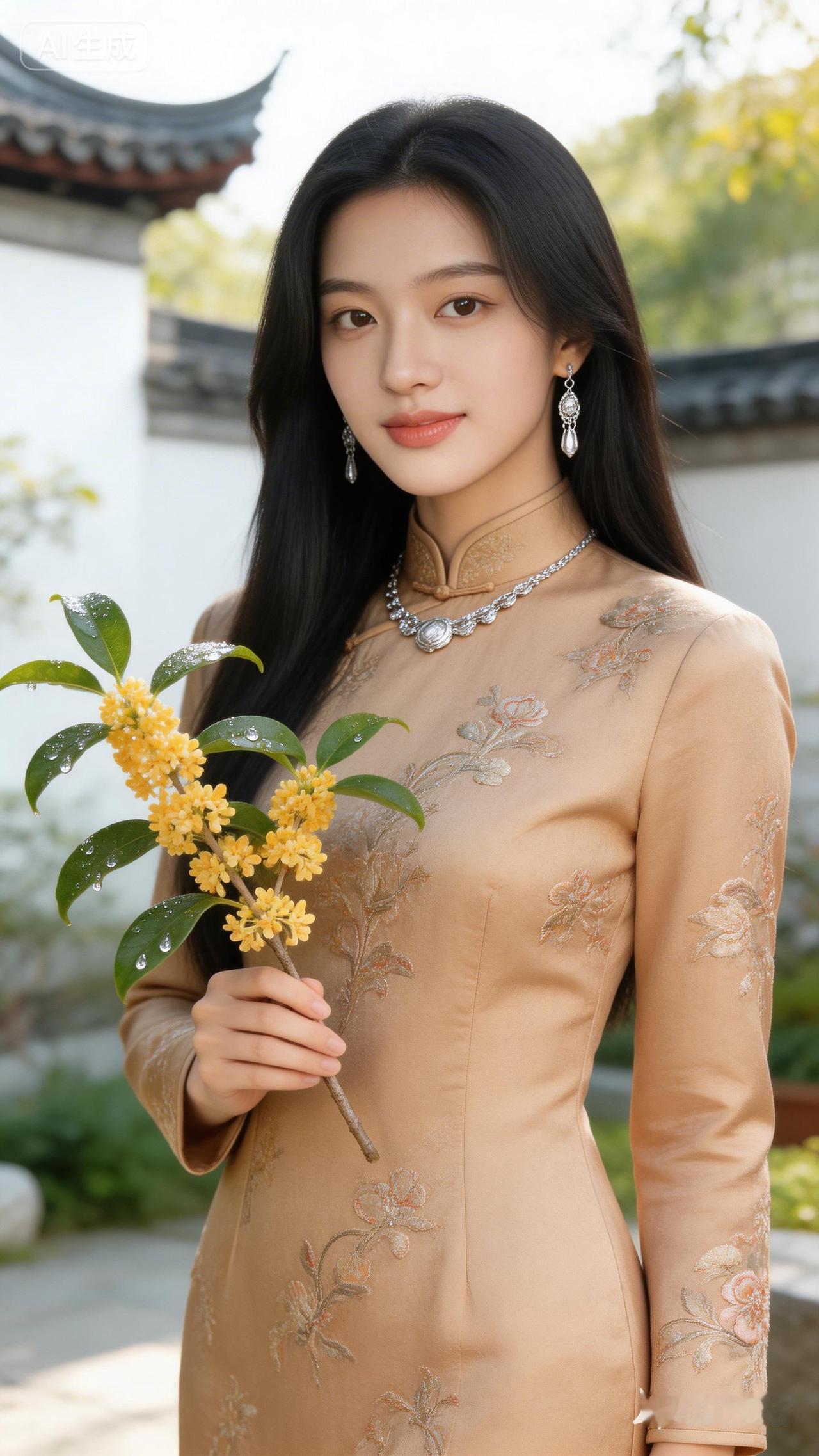 优雅旗袍，古风韵味，花枝招展，美不胜收