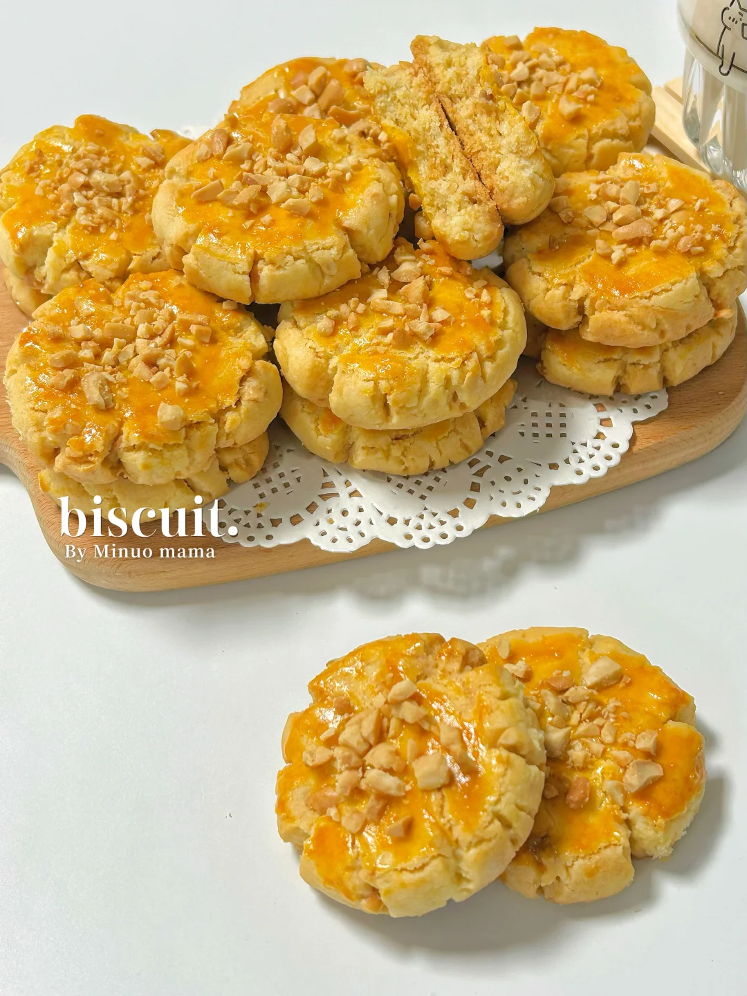 巨好吃的花生酥‼️酥到掉渣.有手就会🙈