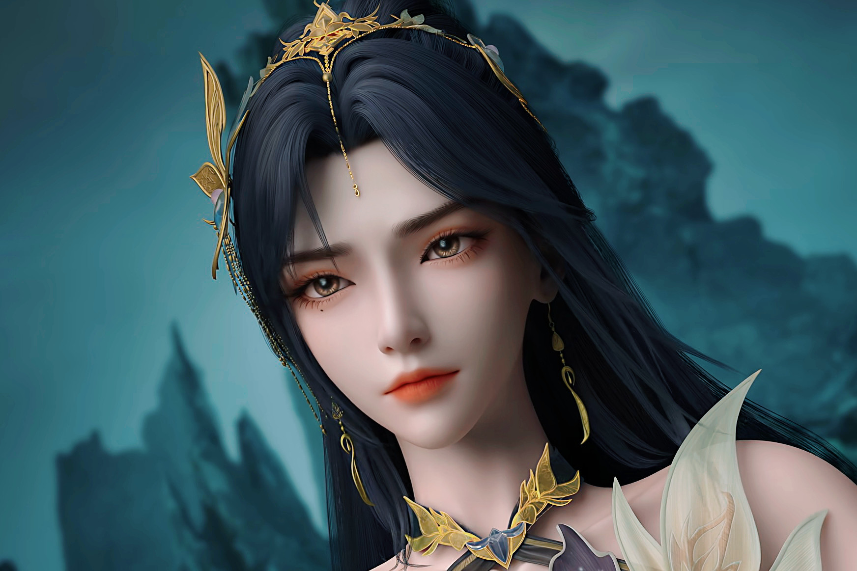 王曦▶截修美图完美世界动画国产动漫绝代天骄，蓦然回首间，只能仰望荒天帝之项
