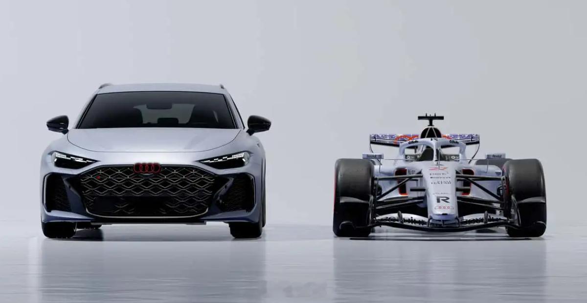 2026年F1新加坡大奖赛周末前夕，奥迪在亚洲首次公开亮相全新RS5（包含Sedan轿车与Avant