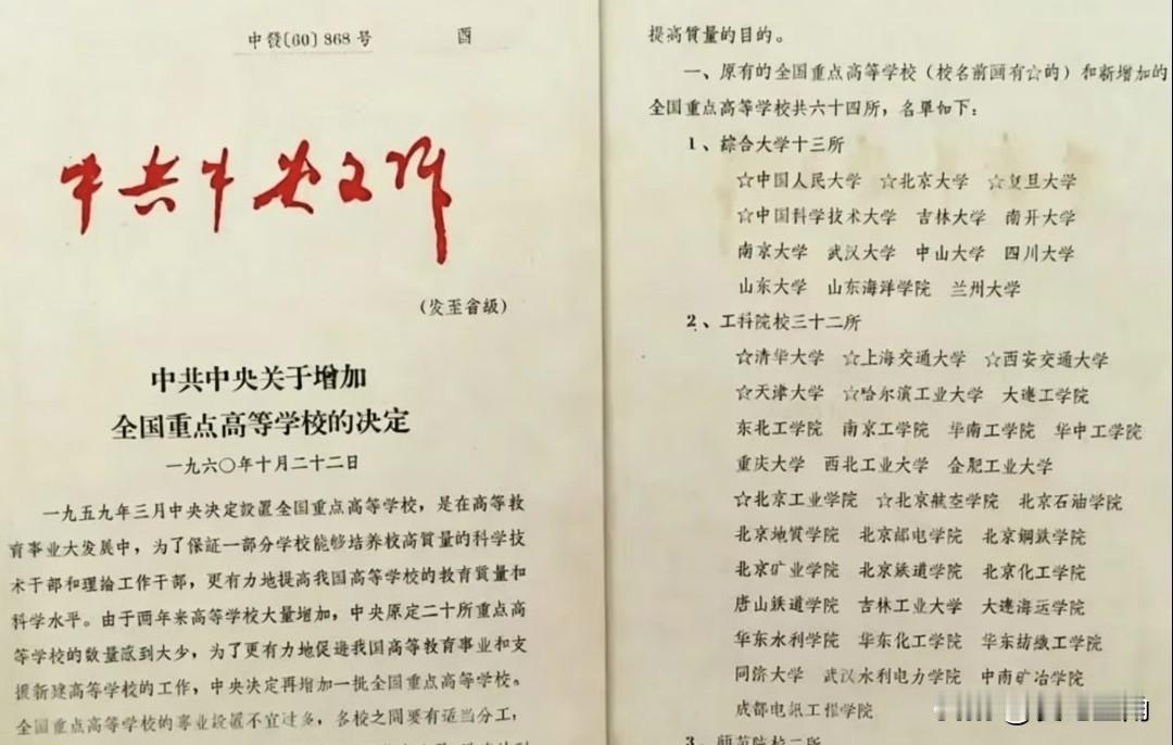 现在大学多如牛毛，985、211、全双一流高校和双非院校以及民办高校。看一看60