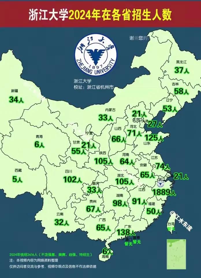 浙大真快变成“浙江省的大学”了！顶着“国立浙江大学”这么响亮的牌子，每年招650
