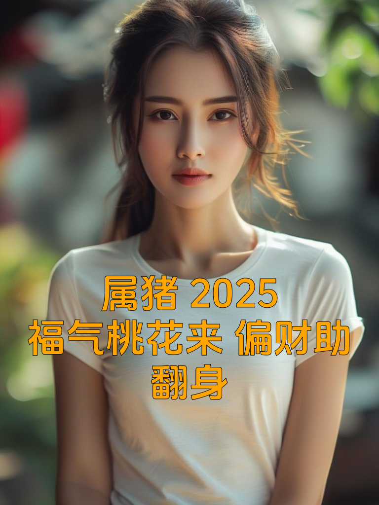 属猪2025：福气桃花来，偏财助翻身