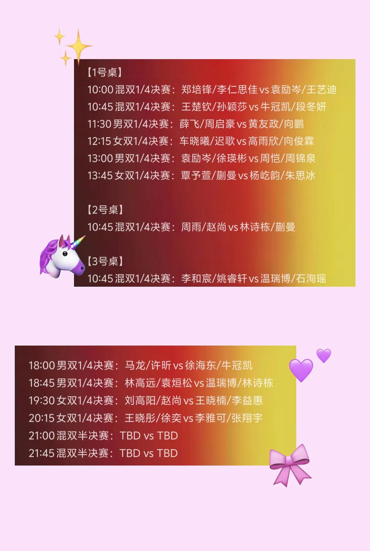 全国乒乓球锦标赛（双打），今天（7月18日）来到了八强赛，来看一下几场更为关