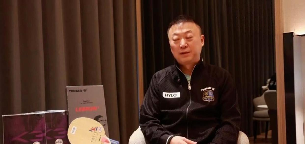 【马琳认为费利克斯直板打法先进】马琳高度评价费利克斯·勒布伦的直板打法，认为其更